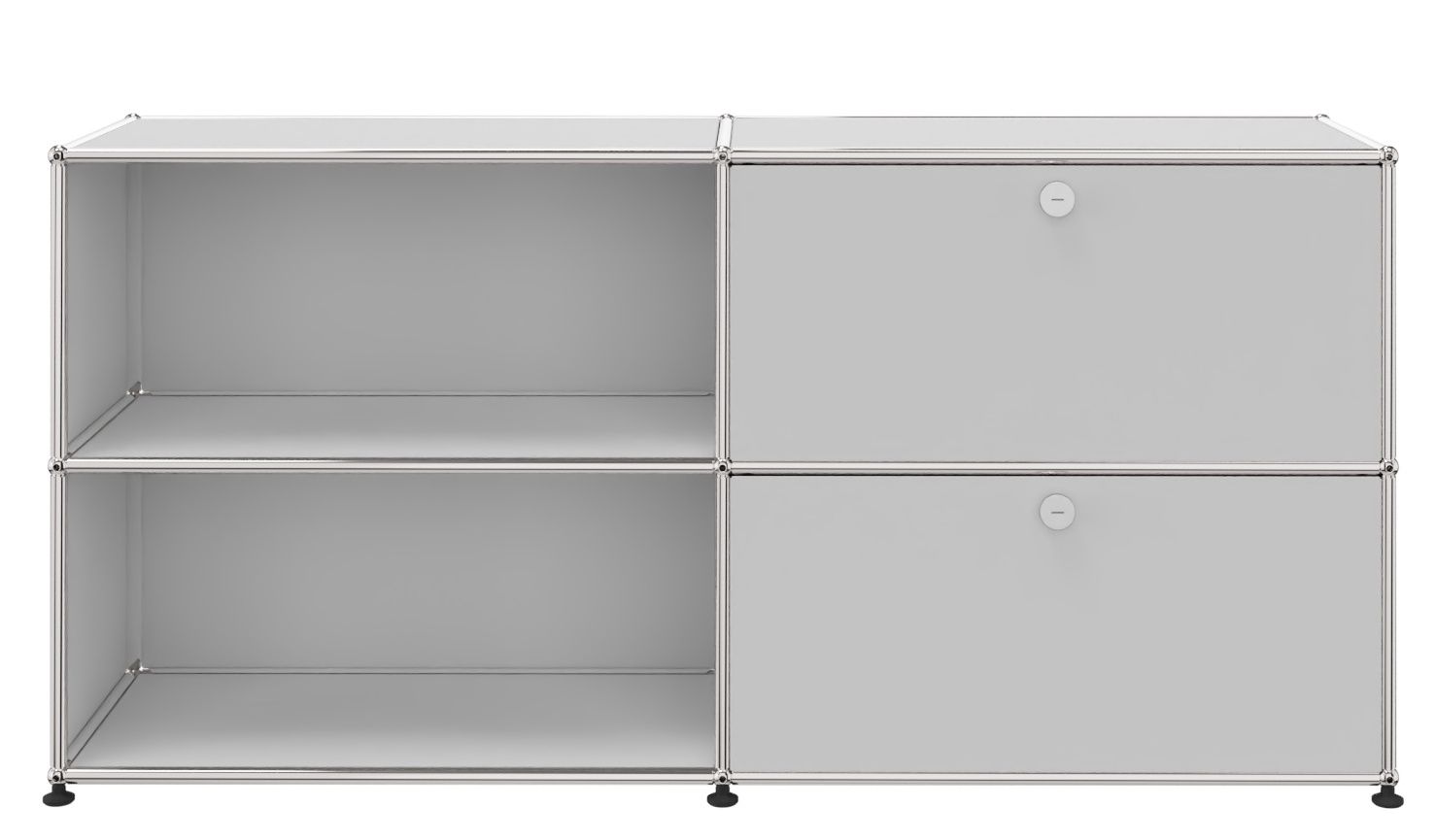 USM Haller Buffet 2 Ouverts / 2 volets à droite Blanc pur - FAST DELIVERY USM Haller Buffet 2 Ouverts / 2 volets à droite Blanc pur - FAST DELIVERY